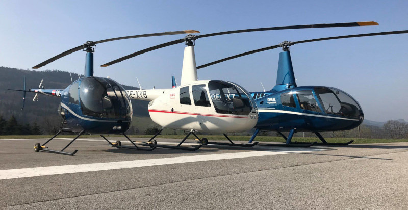 Hubschrauber selber fliegen Linz