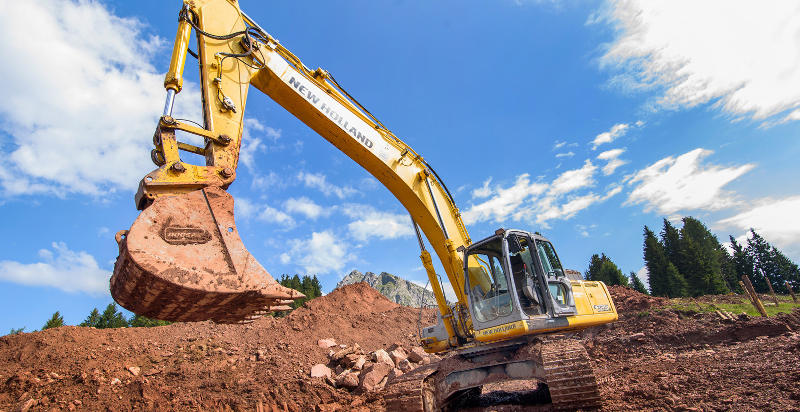 Bagger 20 Tonner fahren Suedtirol