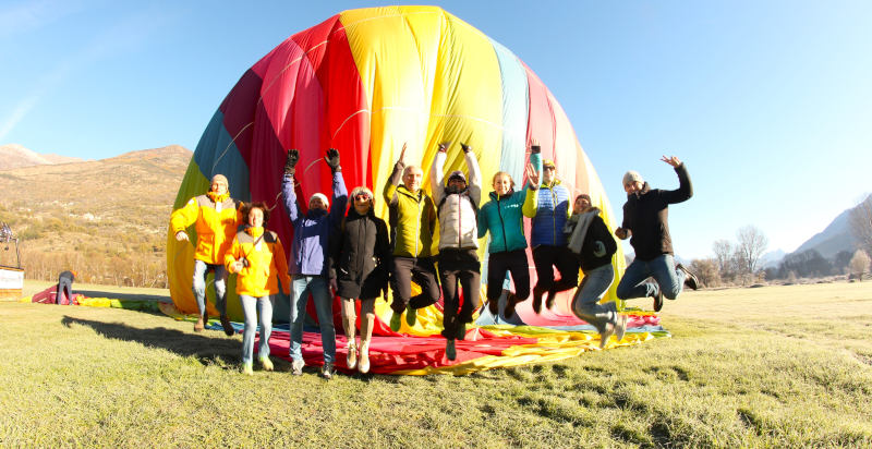 Einzigartiges Erlebnis einer Heißluftballonfahrt im Aostatal