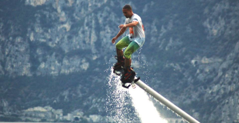 Flyboarding-Spaß am Gardasee in Tignale