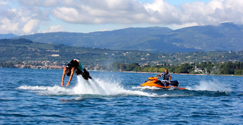 Flyboarding-Spaß am Gardasee