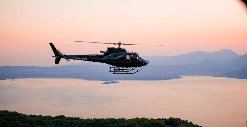Rundflug mit Helikopter für Gruppen am Gardasee