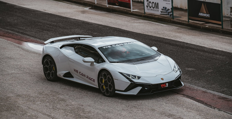 Testfahrt mit dem Lamborghini Huracán Tecnica auf der Rennstrecke von Limatola