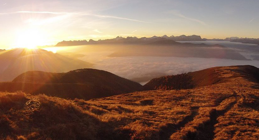 Hike and Fly Tandem Sonnenaufgang Pustertal