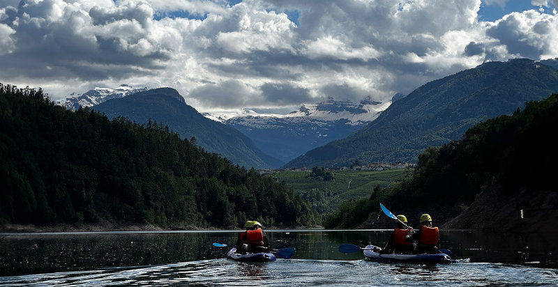 Kayak-Erlebnis in den Canyons des Rio Novella, Trentino