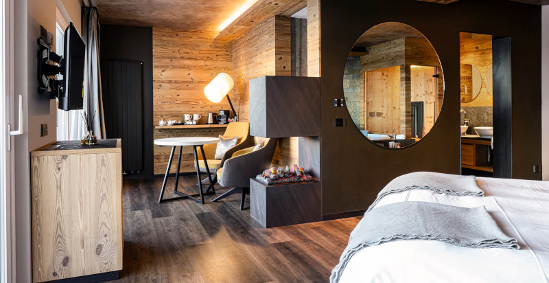 Design Suite im Hotel Lac Salin mit exklusivem alpinen Relax Ambiente