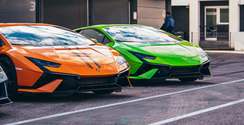 Lamborghini Huracán Tecnica auf dem Autodromo Enzo e Dino Ferrari Imola beim Sportwagen-Erlebnis