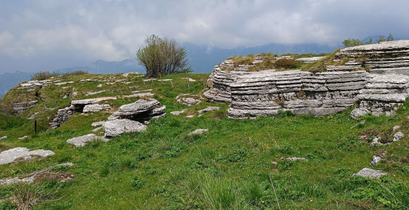 Naturlandschaften der Lessinia während Quad-Ausflug