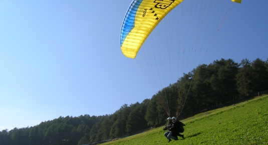 Gleitschirmfliegen in Vinschgau
