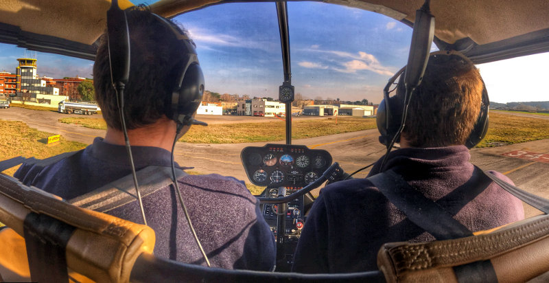 Hubschrauber selber fliegen in Rom mit Fluglehrer