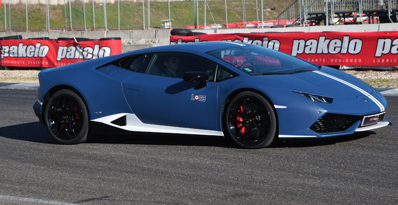 Streckenverlauf der Rennstrecke Pomposa für das Lamborghini-Erlebnis