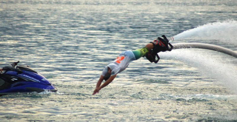 Flyboarding-Erlebnis in Tignale, Gardasee