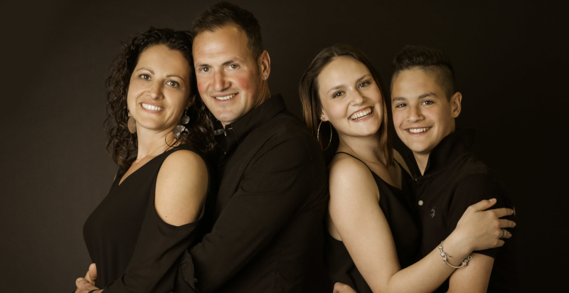 Familien-Fotoshooting in Bozen im Studio