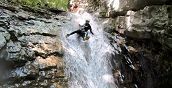 Canyoning-Tour in der wilden Landschaft oberhalb des Gardasees