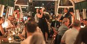 Boot in Rom mit Dinner und Stadtblick