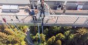 Bungee Jumping Plattform in Lingenau auf 106 Metern Hoehe
