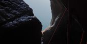 Blick auf den Gardasee beim Canyoning in Tremosine