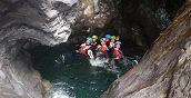 Canyoning-Abenteuer in den Schluchten des Flusses Palvico