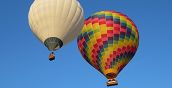 Heißluftballon über Masino