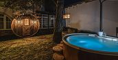Whirlpool im Freien Hotel Rio Bianco Panchià