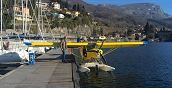 Wasserflugzeug-Erlebnis auf dem Leccosee