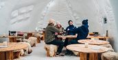 Iglu in Österreich in Kühtei bei Innsbruck.