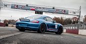 Porsche in Aktion auf der Strecke von Cervesina