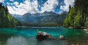 Hubschrauberüberflug über den Tovelsee