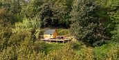 StarsBOX im Haselnusshain und Wald bei Sessant Asti
