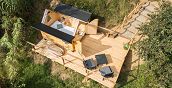 StarsBOX mit Panoramablick auf die Hügel der Langhe