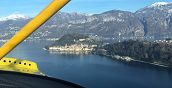 Ein Wasserflugzeug über dem Lecco See mit zertifiziertem Fluglehrer steuern