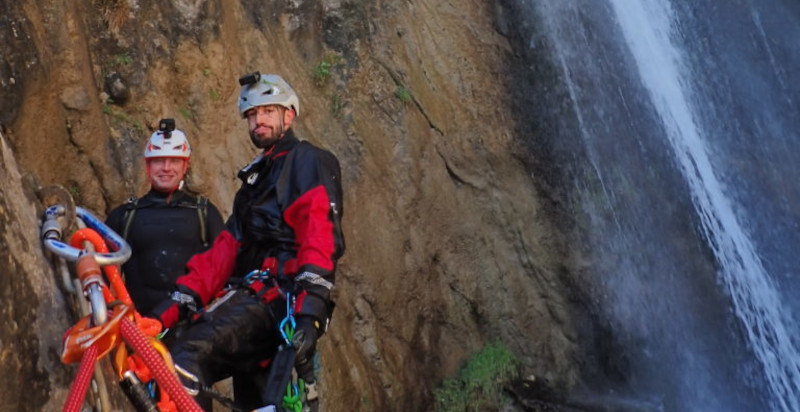 Canyoning in Tremosine sul Garda zwischen Wasserfällen und Panoramablicken