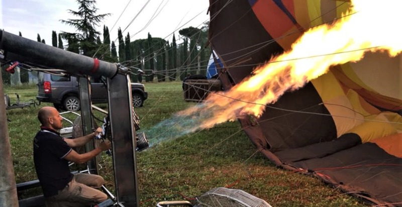 Ballonfahrt für zwei ab Monzambano mit Blick auf den Gardasee